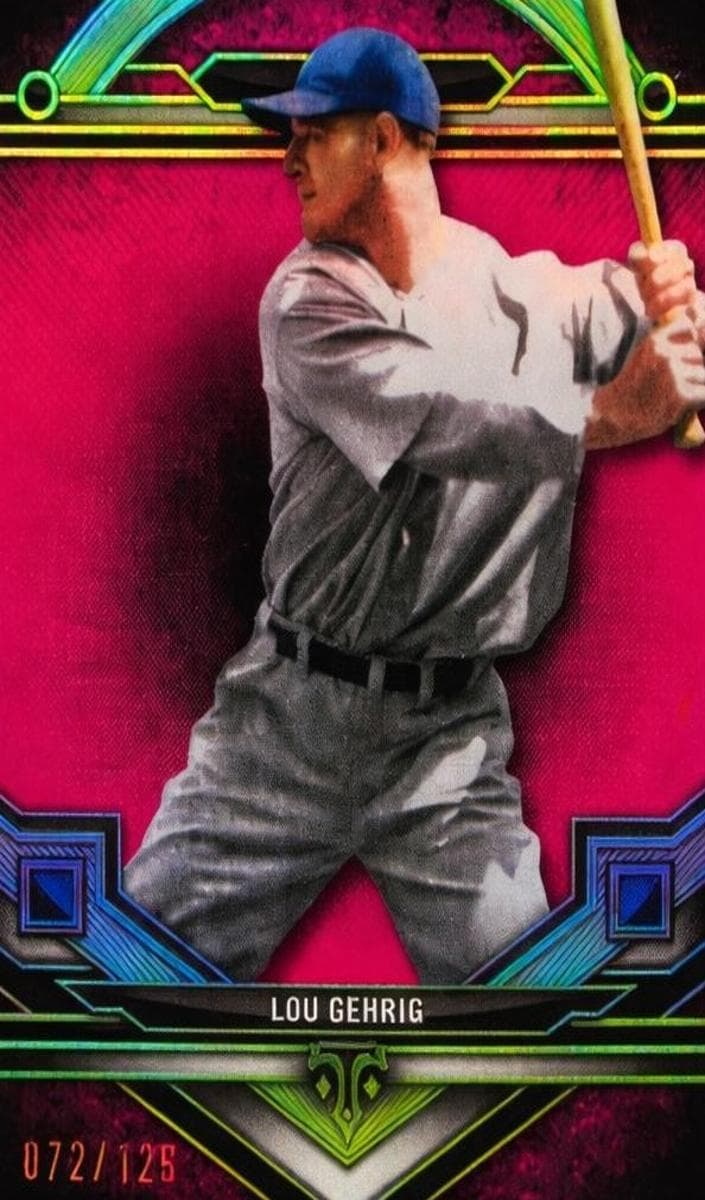 Lou Gehrig 2024 topps Topps Triple Threads