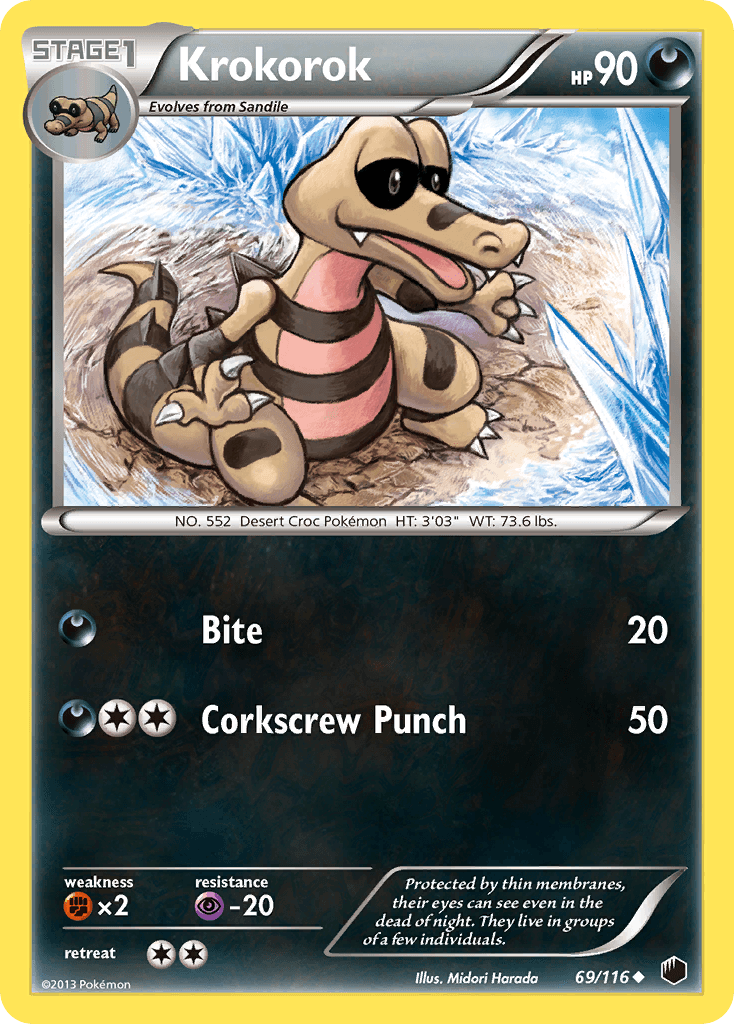 Krokorok 2013 Pokemon Plasma Freeze