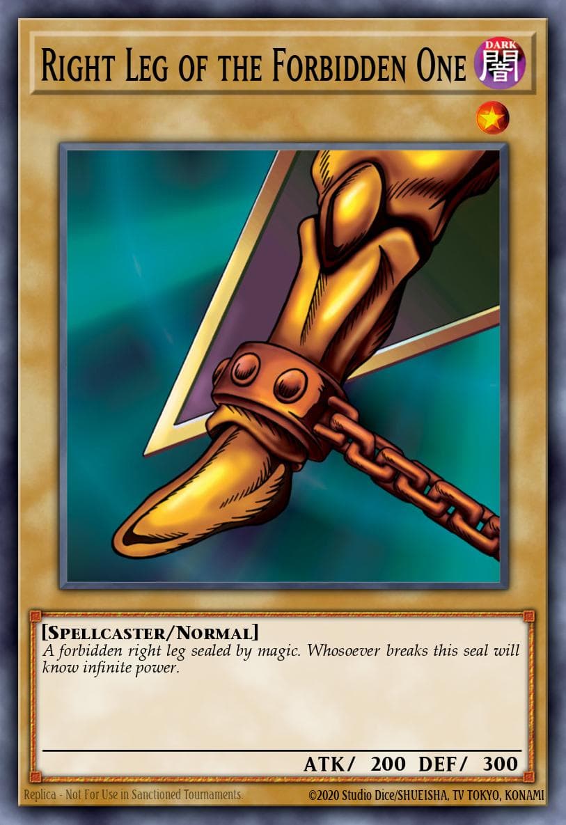 Right Leg of the Forbidden One #DLG1-EN018