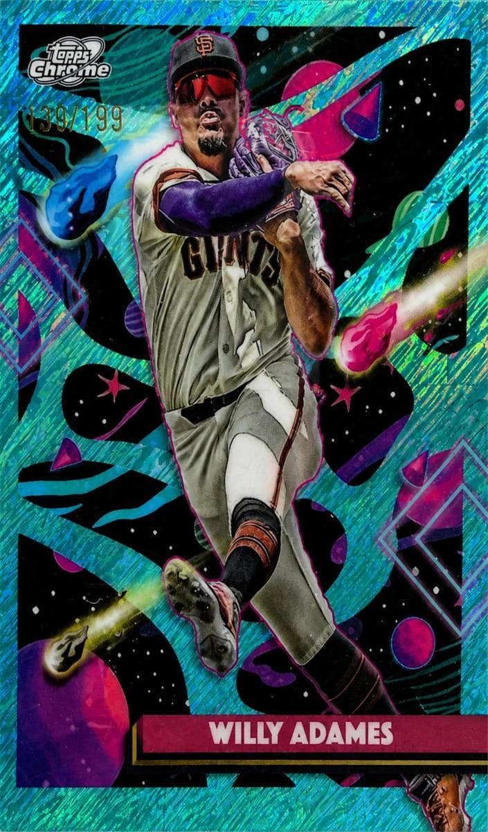 Willy Adames 2025 topps Topps Cosmic Chrome
