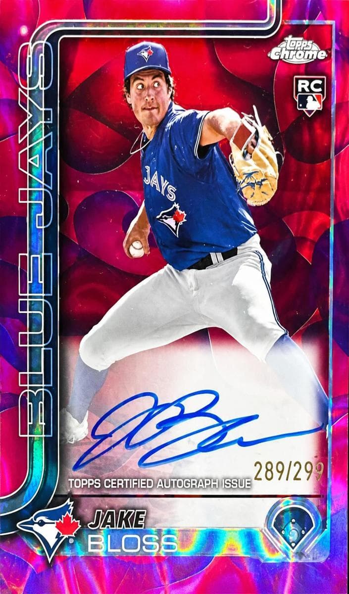 Jake Bloss 2025 topps Topps Chrome Update