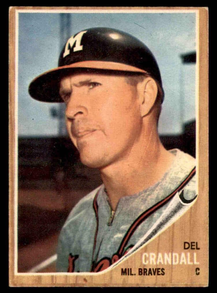 Del Crandall 1962 topps Topps
