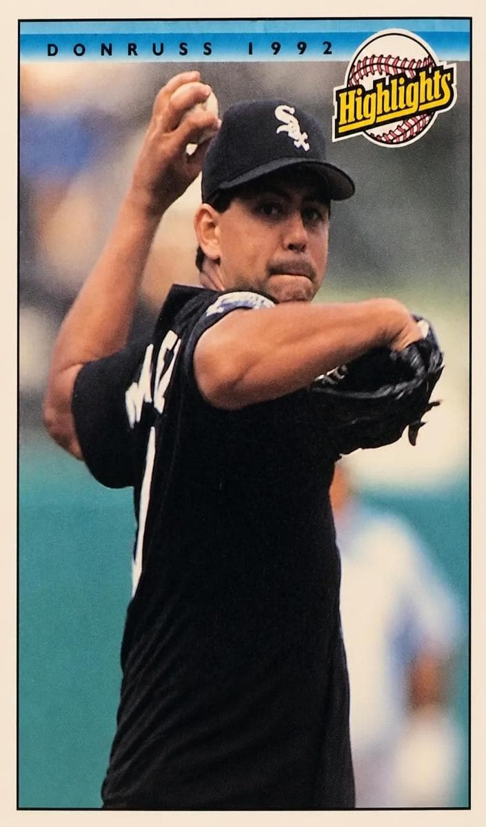 Wilson Alvarez 1992 panini Donruss