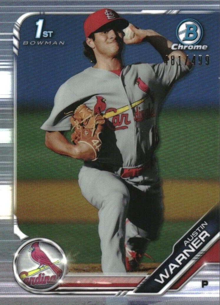 Austin Warner 2019 bowman Bowman Chrome