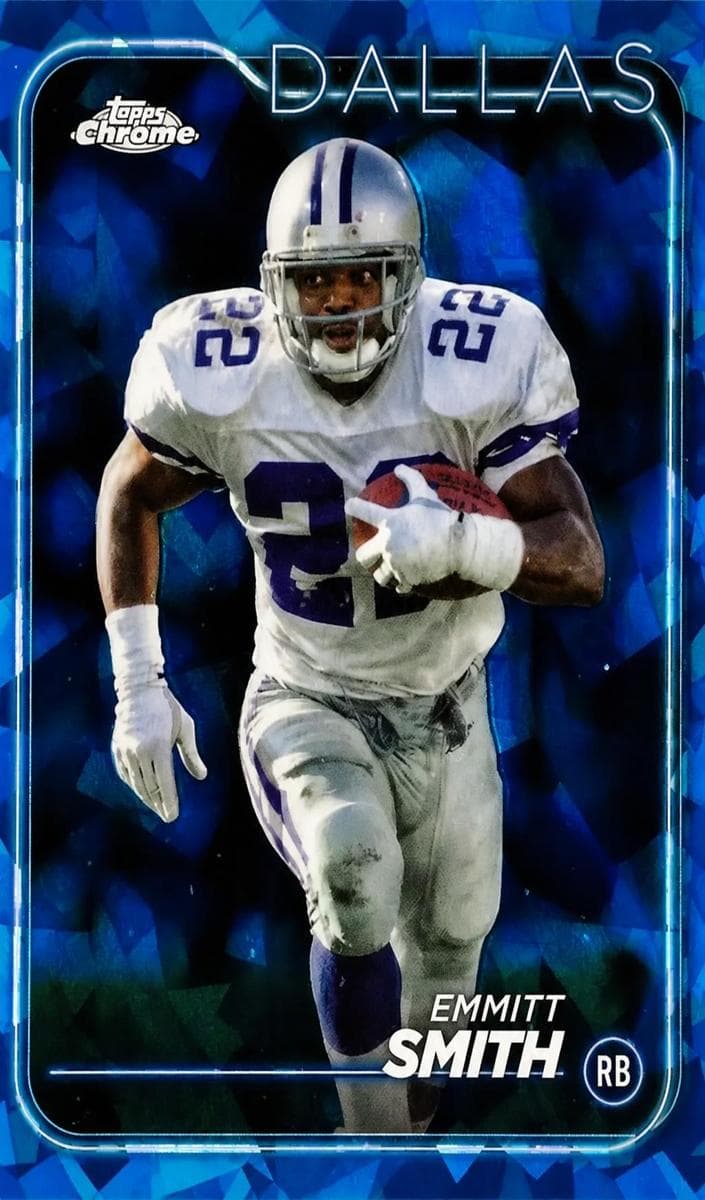 Emmitt Smith 2024 topps Topps Chrome Sapphire Edition
