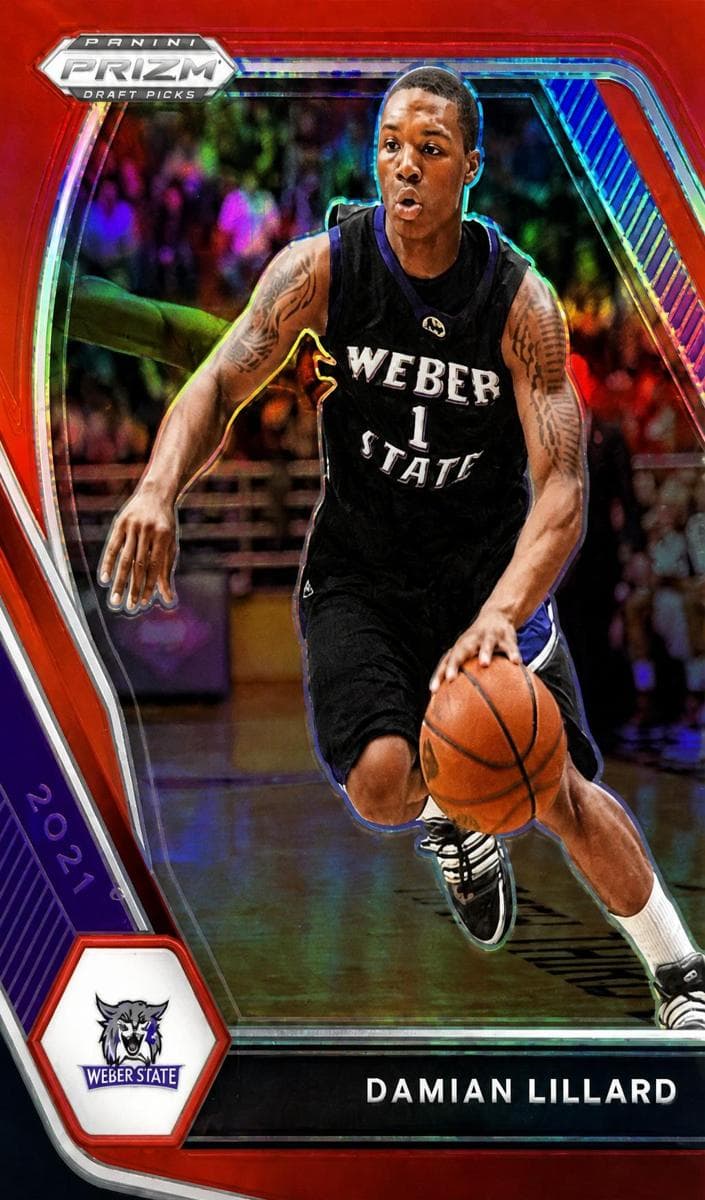 Damian Lillard 2021 panini Panini Prizm Draft Picks