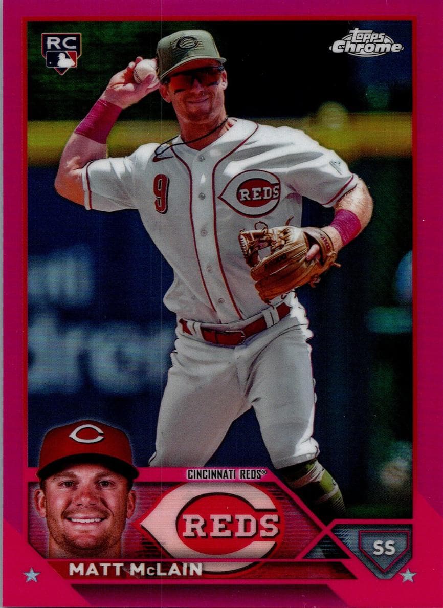 Matt McLain 2023 topps Topps Chrome Update