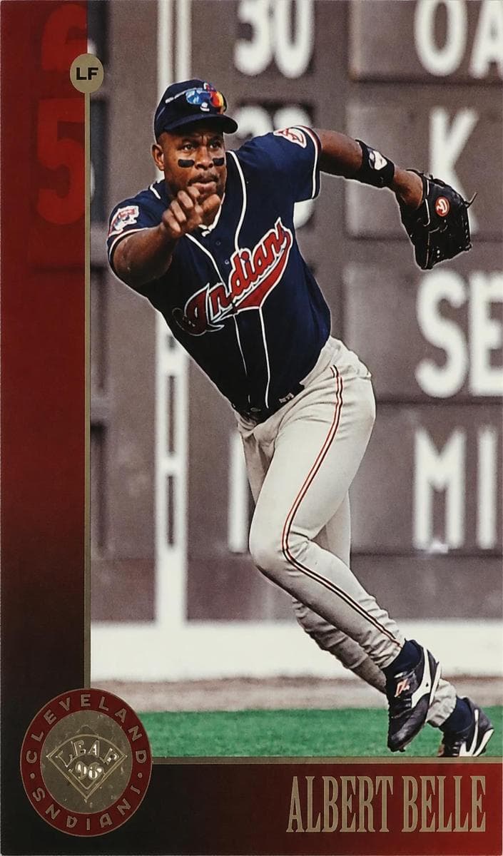 Albert Belle 1996 leaf