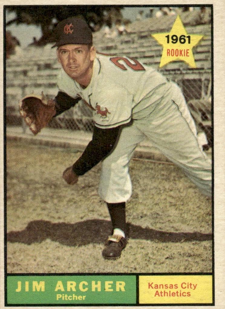 Jim Archer 1961 topps Topps