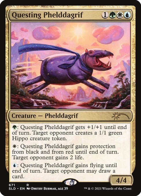Questing Phelddagrif 2019 Magic: The Gathering Secret Lair Drop