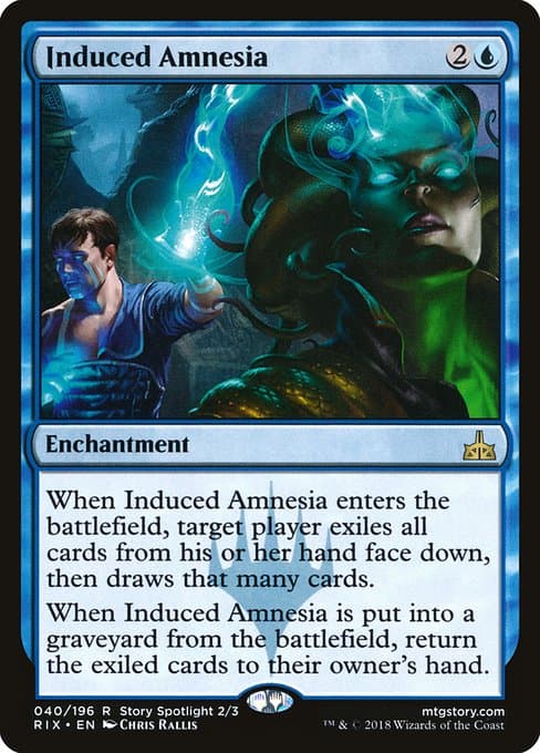 Induced Amnesia 2018 Magic: The Gathering Rivals of Ixalan