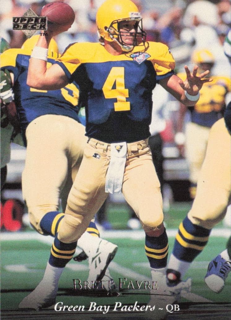 Brett Favre 1995 upper-deck