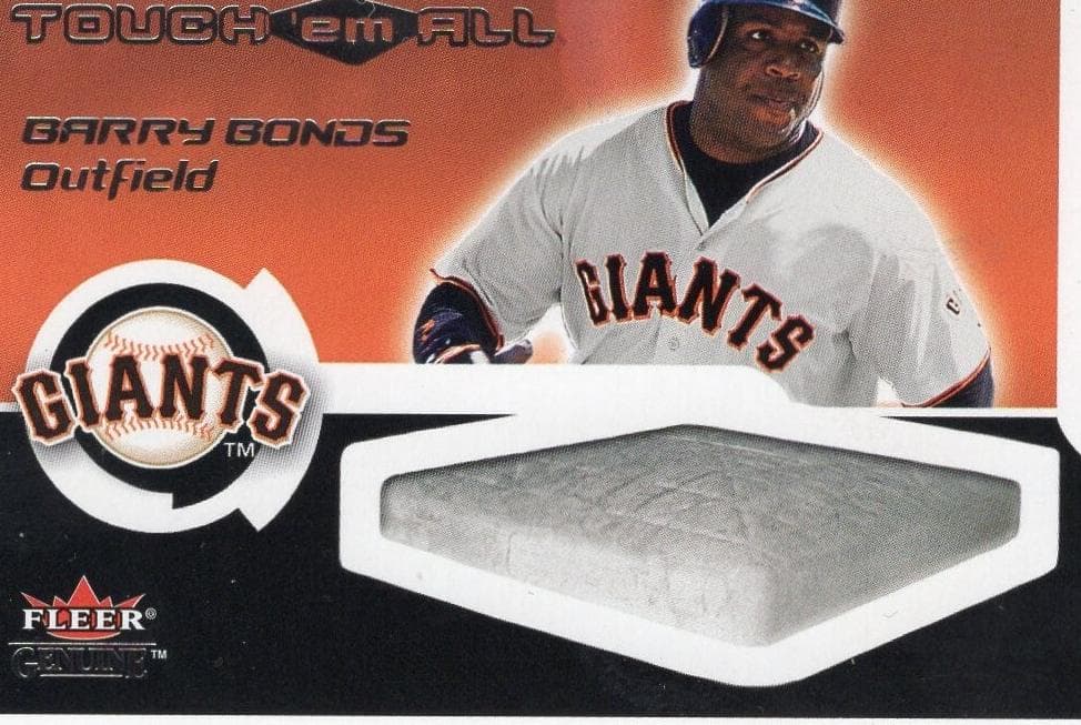 Barry Bonds 2002 fleer Fleer Genuine