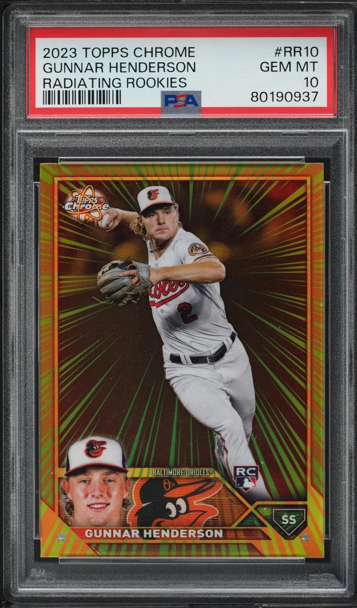 Gunnar Henderson 2023 topps Topps Chrome