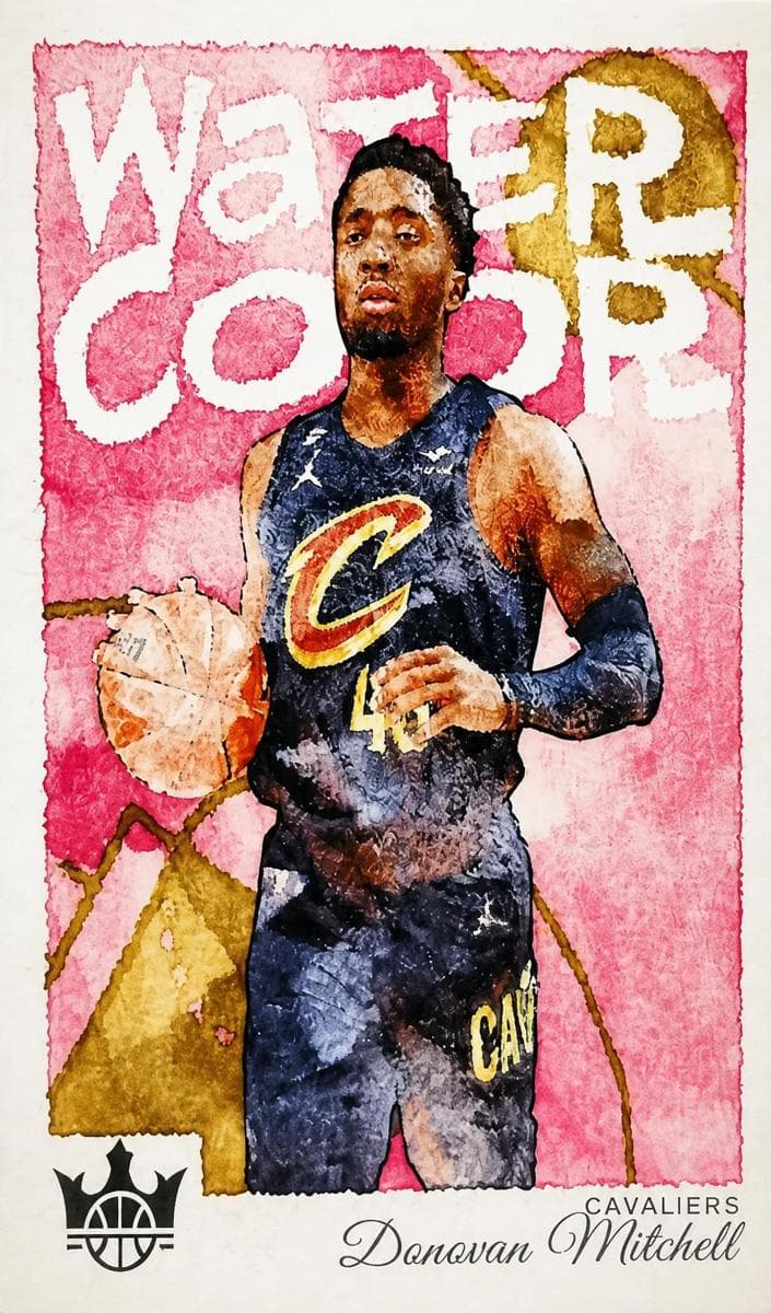 Donovan Mitchell 2022 panini Panini Court Kings