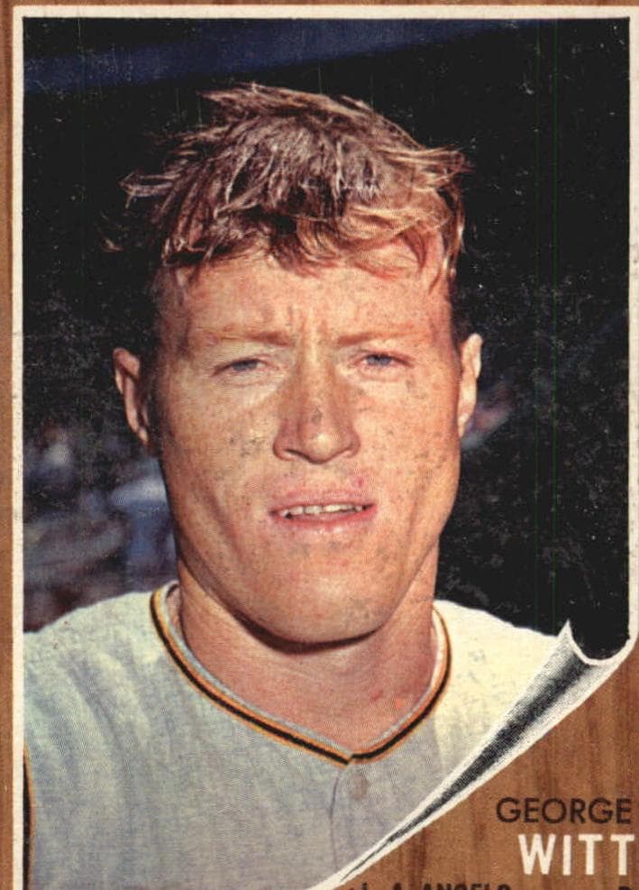 George Witt 1962 topps Topps