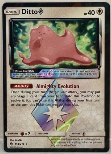 Ditto trading card