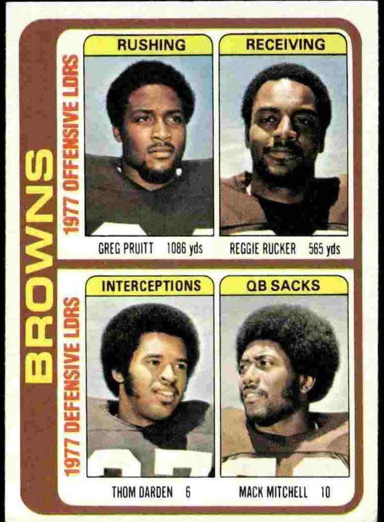 Greg Pruitt / Reggie Rucker / Thom Darden / Mack Mitchell #506