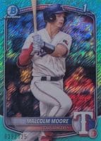 Malcolm Moore 2025 bowman Bowman Chrome Prospects (1st)