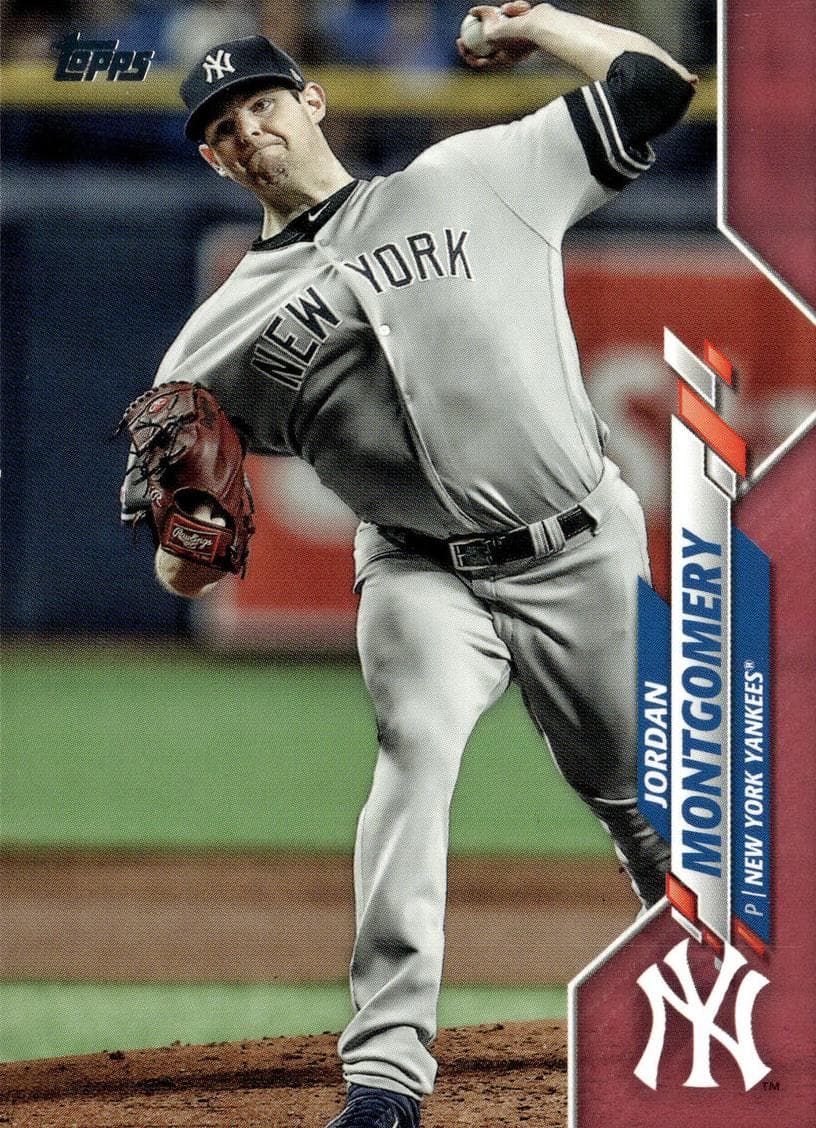 Jordan Montgomery 2020 topps Topps Update