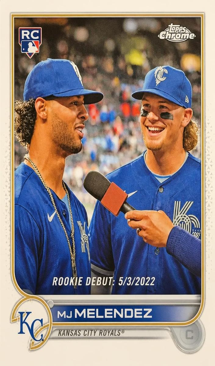 MJ Melendez 2022 topps Topps Chrome Update