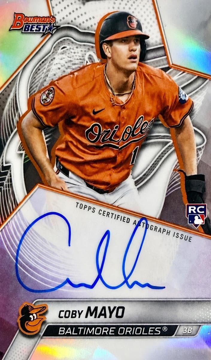 Coby Mayo 2025 bowman Bowman Best