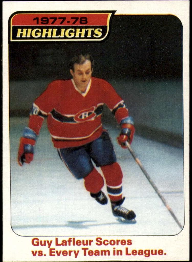 Guy Lafleur 1978 topps Topps
