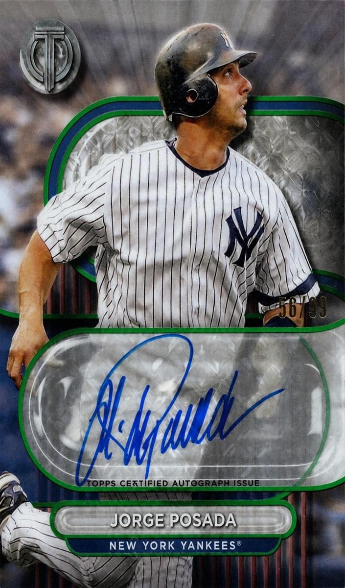 Jorge Posada 2024 topps Topps Tribute