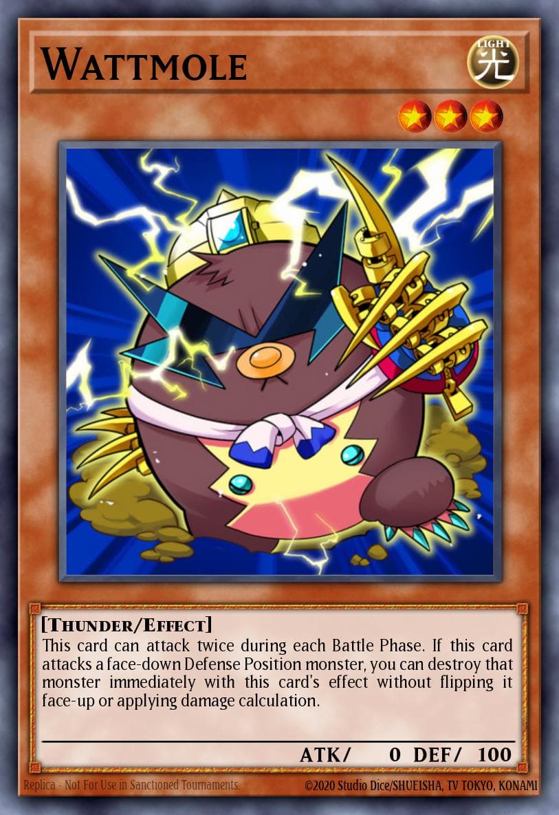Wattmole 2011 Yu-Gi-Oh! Storm of Ragnarok