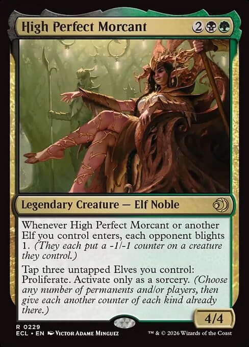High Perfect Morcant 2026 Magic: The Gathering Lorwyn Eclipsed Extended Art