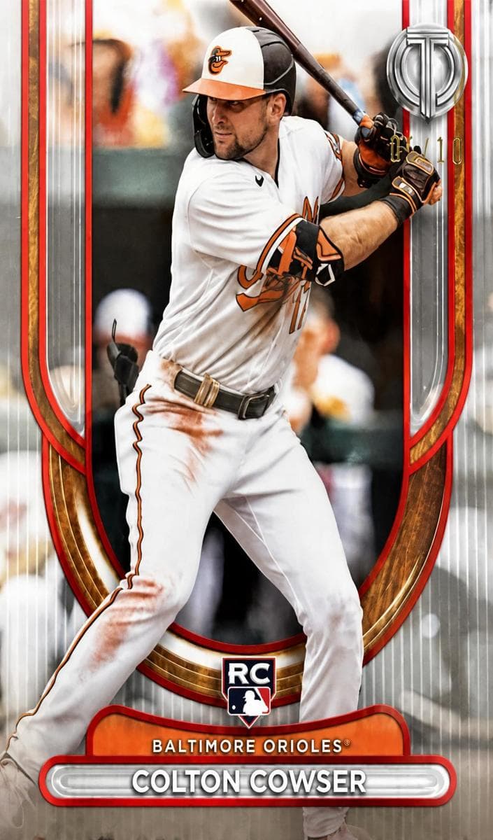 Colton Cowser 2024 topps Topps Tribute