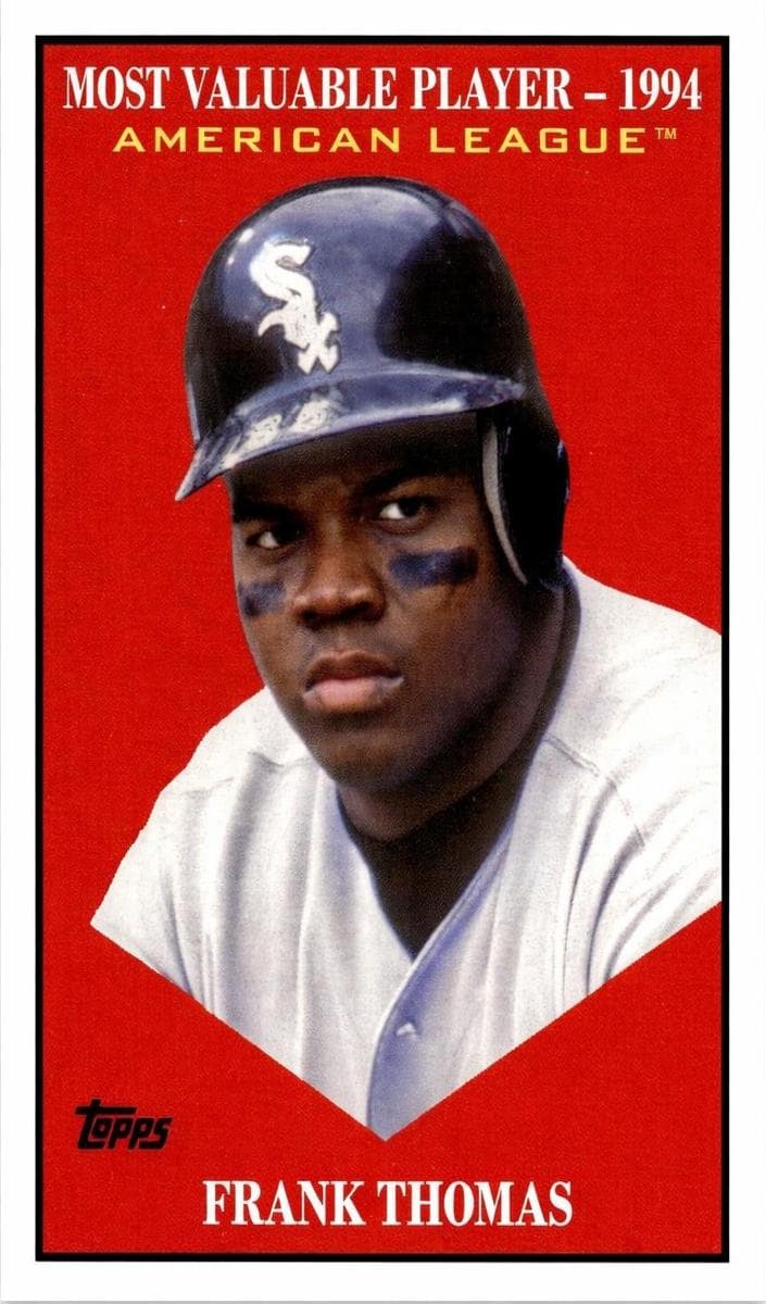 Frank Thomas 2025 topps Update Most Valuable