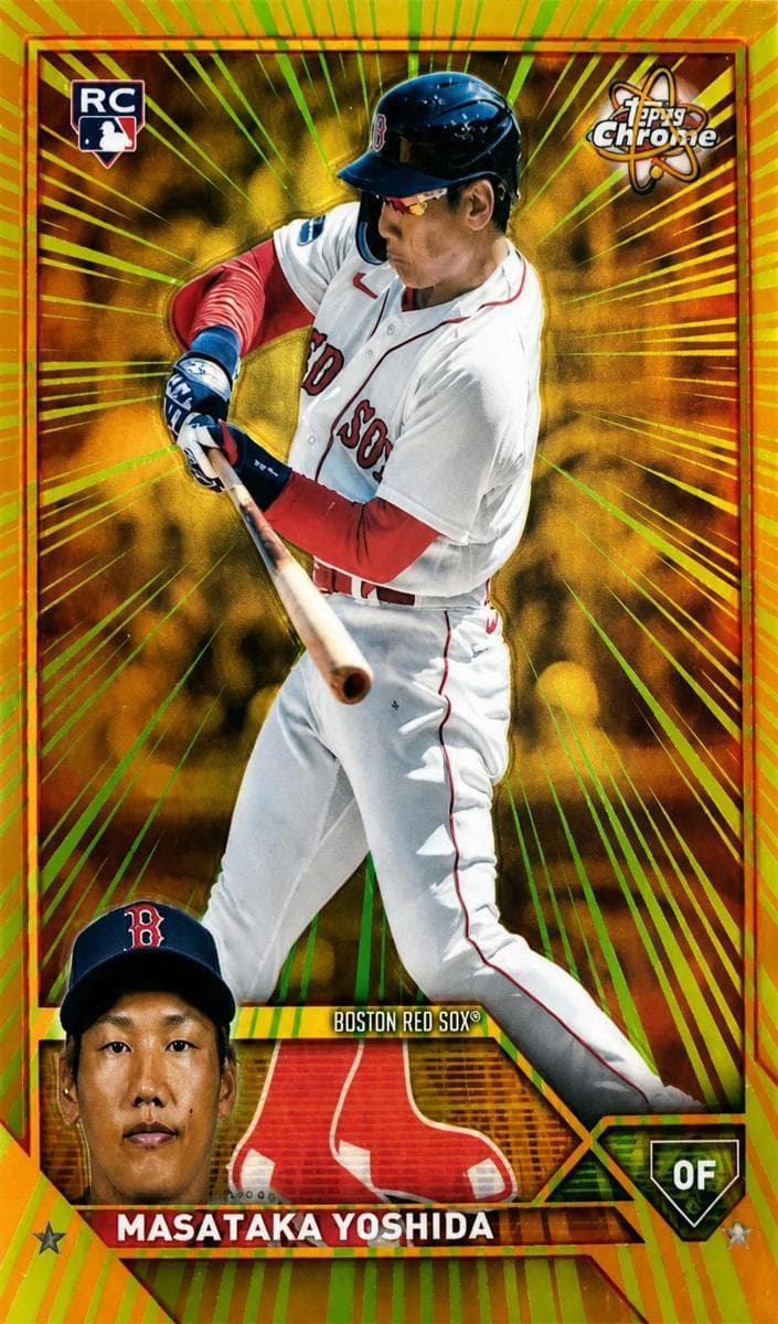 Masataka Yoshida 2023 topps Topps Chrome