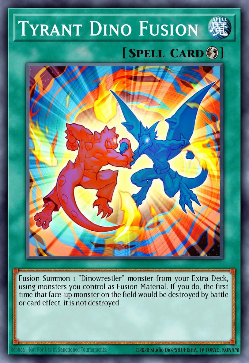 Tyrant Dino Fusion 2019 Yu-Gi-Oh! Dark Neostorm