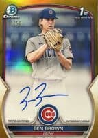Ben Brown trading card