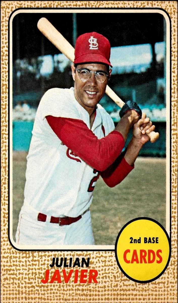 Julian Javier 1968 topps O-Pee-Chee