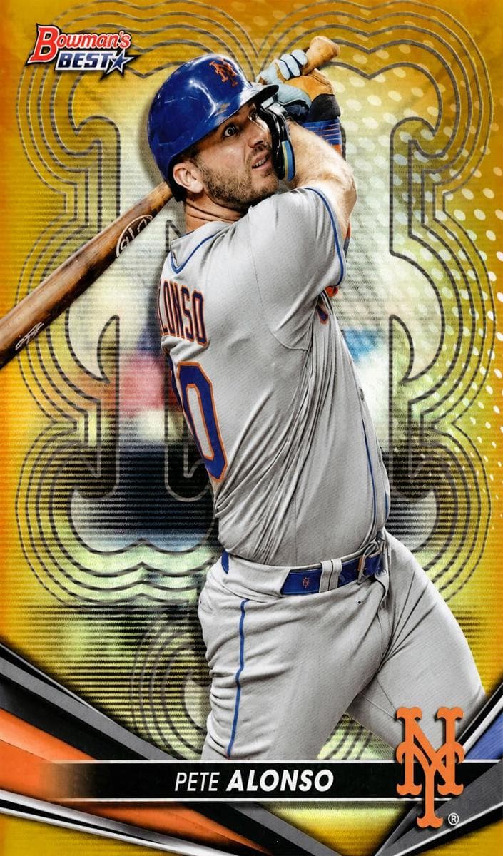 Pete Alonso 2022 bowman Bowman's Best