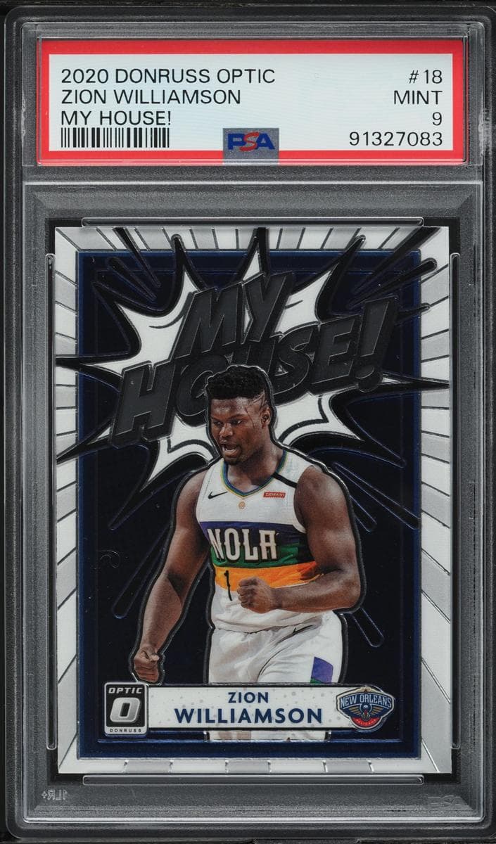 Zion Williamson 2020 panini Donruss Optic