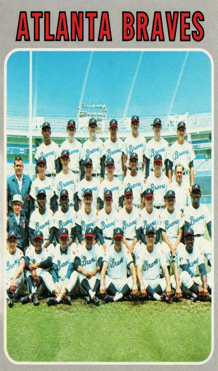 Atlanta Braves 1970 topps Topps
