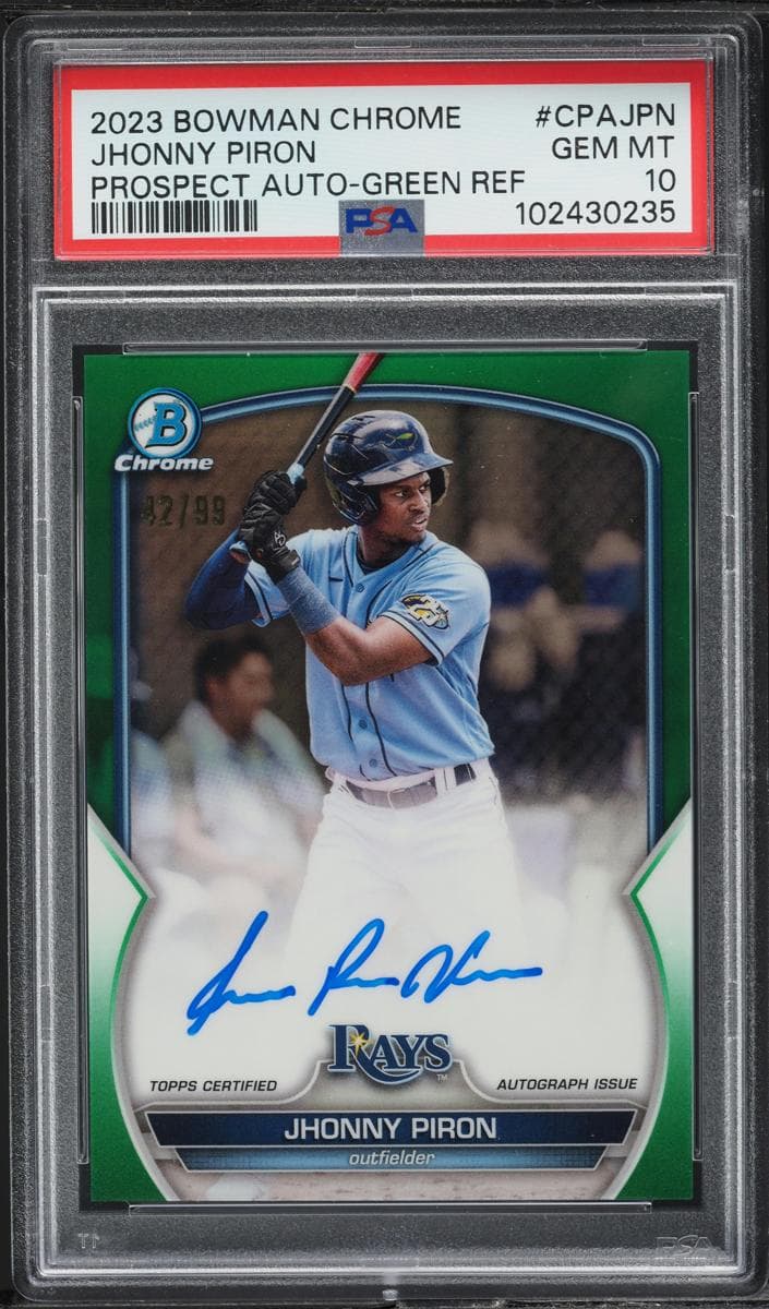 Jhonny Piron trading card