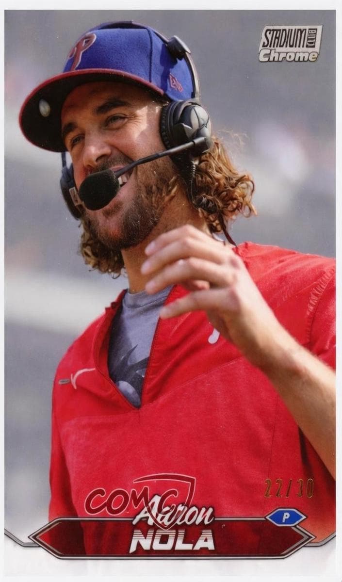 Aaron Nola 2024 topps Stadium Club