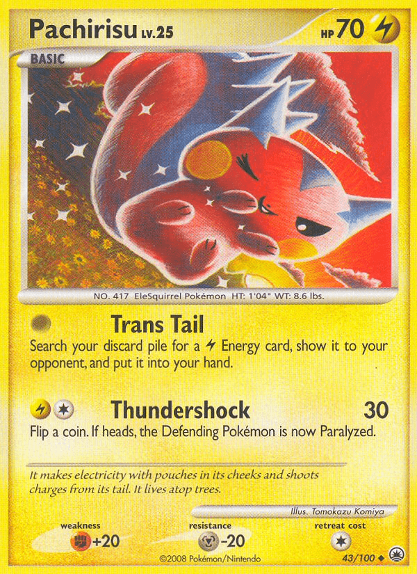 Pachirisu 2008 Pokemon Majestic Dawn