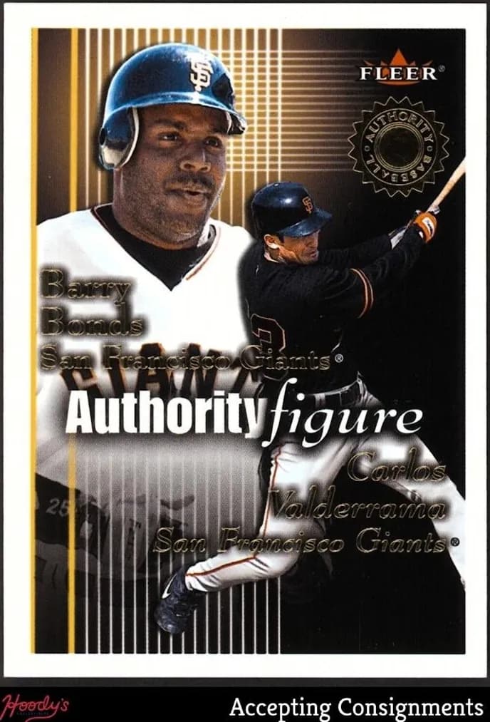 Barry Bonds 2001 fleer