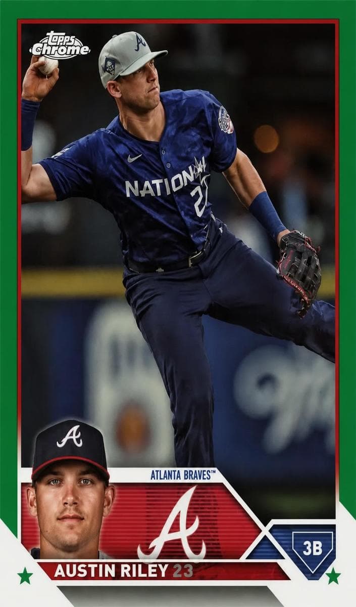 Austin Riley 2023 topps Topps Chrome Update