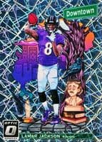 Lamar Jackson 2018 panini Optic Downtown