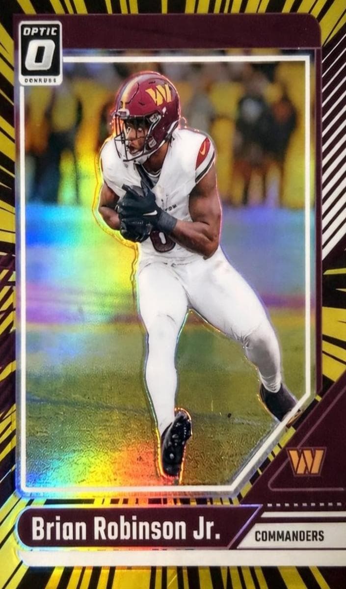 Brian Robinson Jr. 2024 panini Panini Donruss Optic