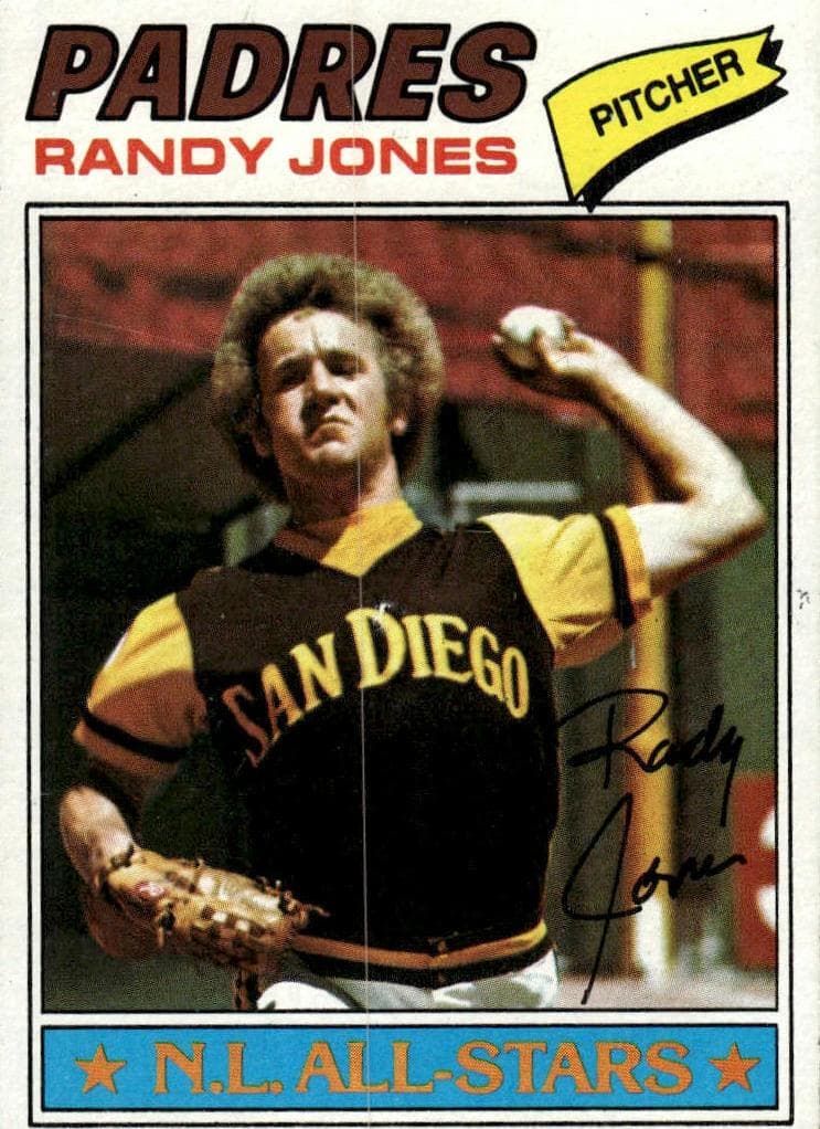 Randy Jones 1977 topps Topps
