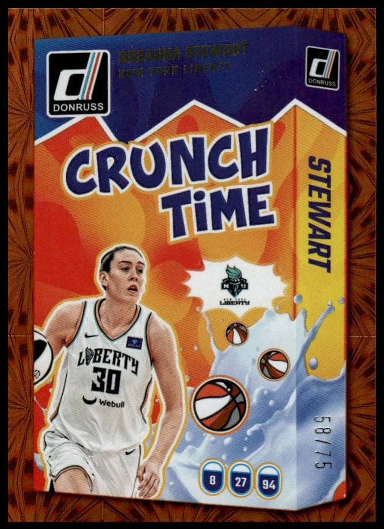 Breanna Stewart 2025 panini Donruss WNBA