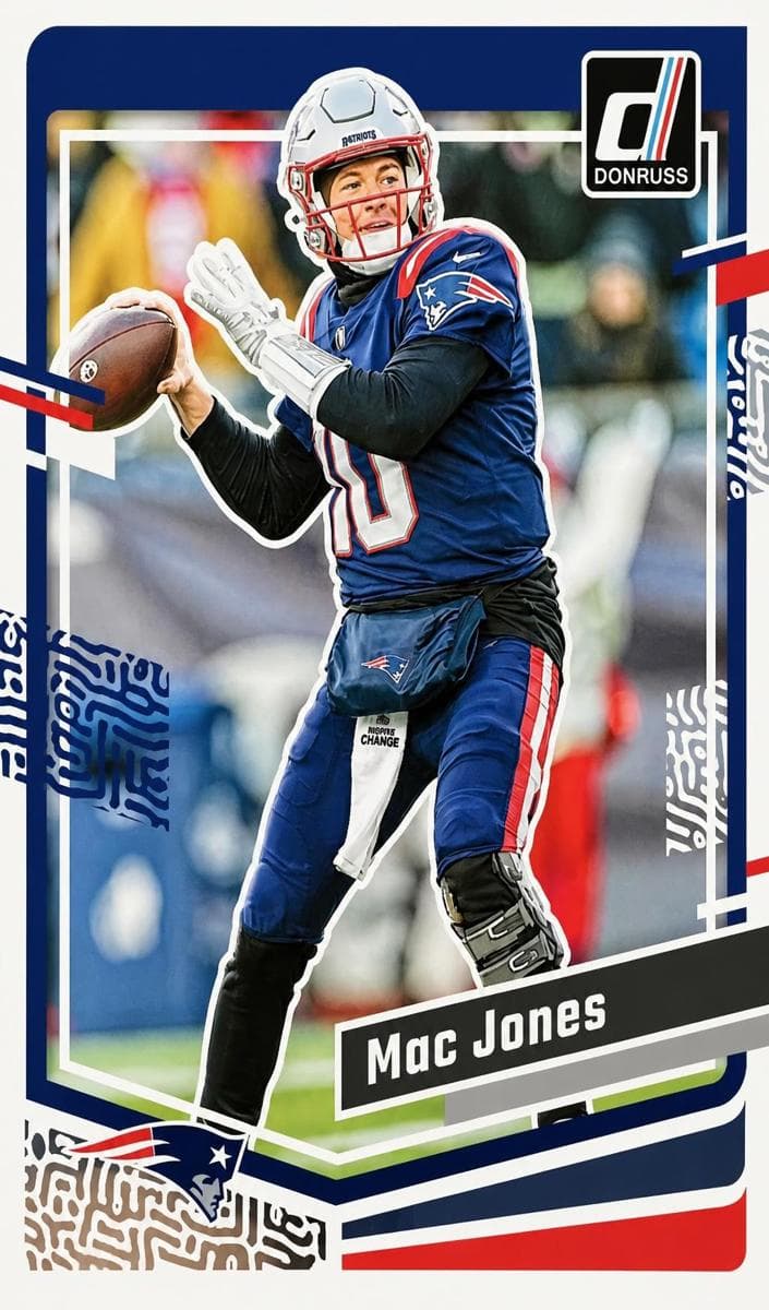 Mac Jones 2023 panini Panini Donruss