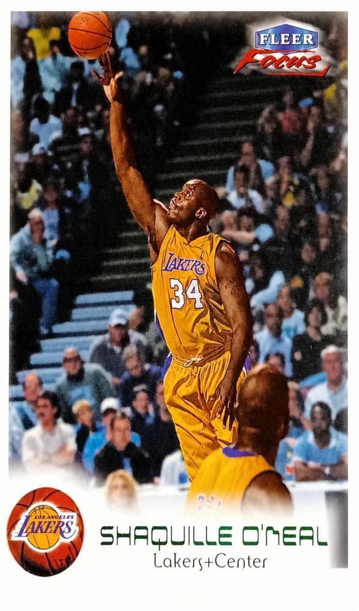 Shaquille O'Neal 1999 fleer Focus